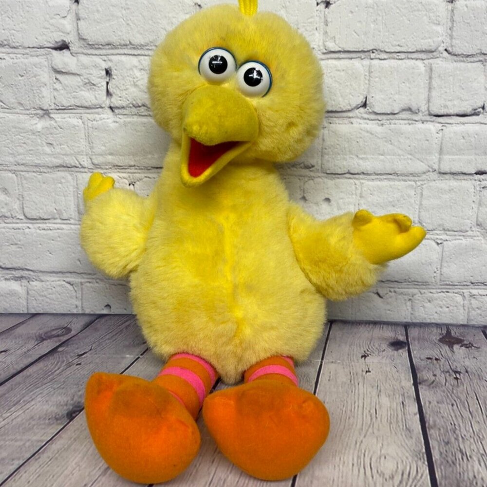 Vintage Sesame Street Big Bird 1995 Plush Toy 15" Talking Stuffed Animal Tested